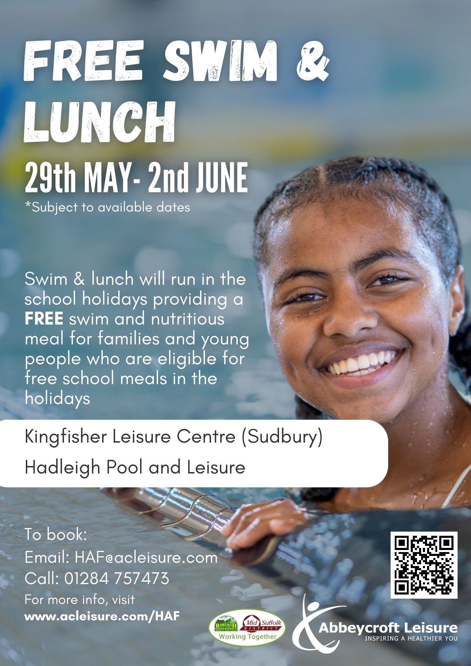 Free swim May 2023